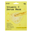 Vitamin C serum face mask on a white background