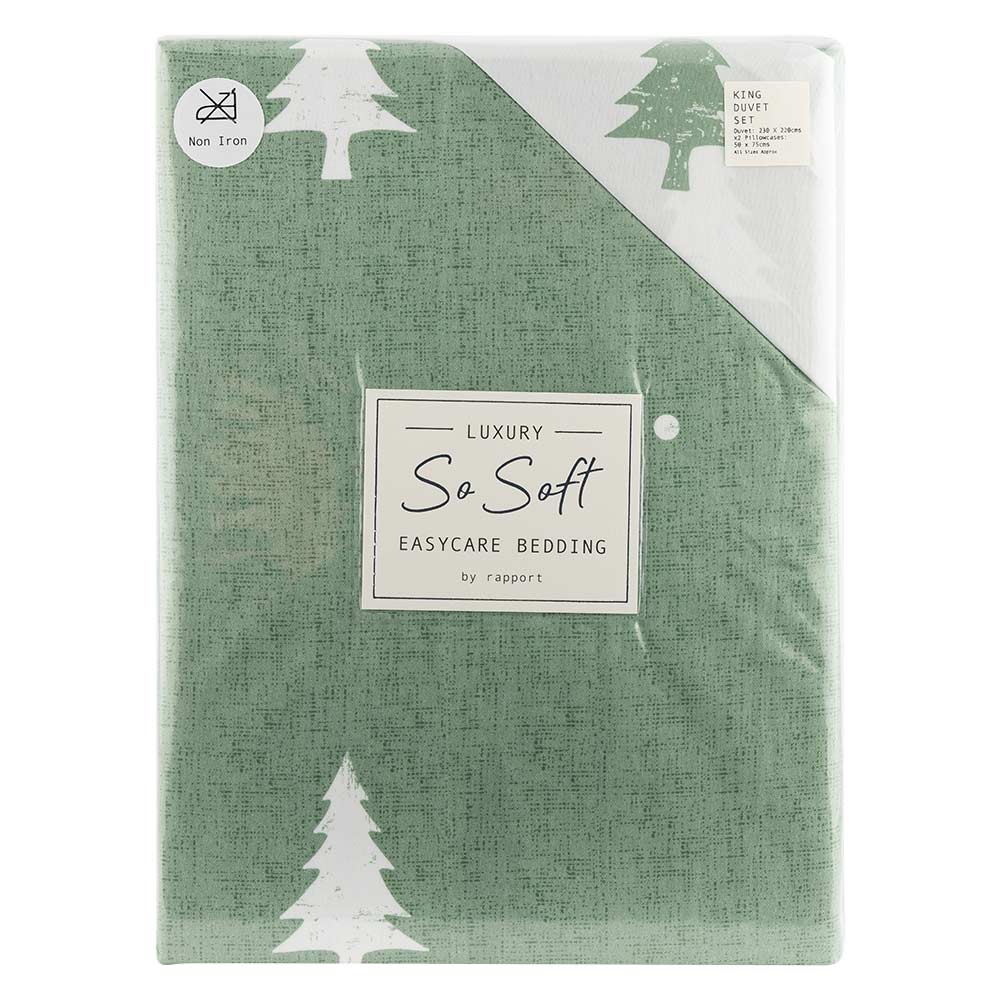 Christmas Duvet Set With 2 Pillowcases King