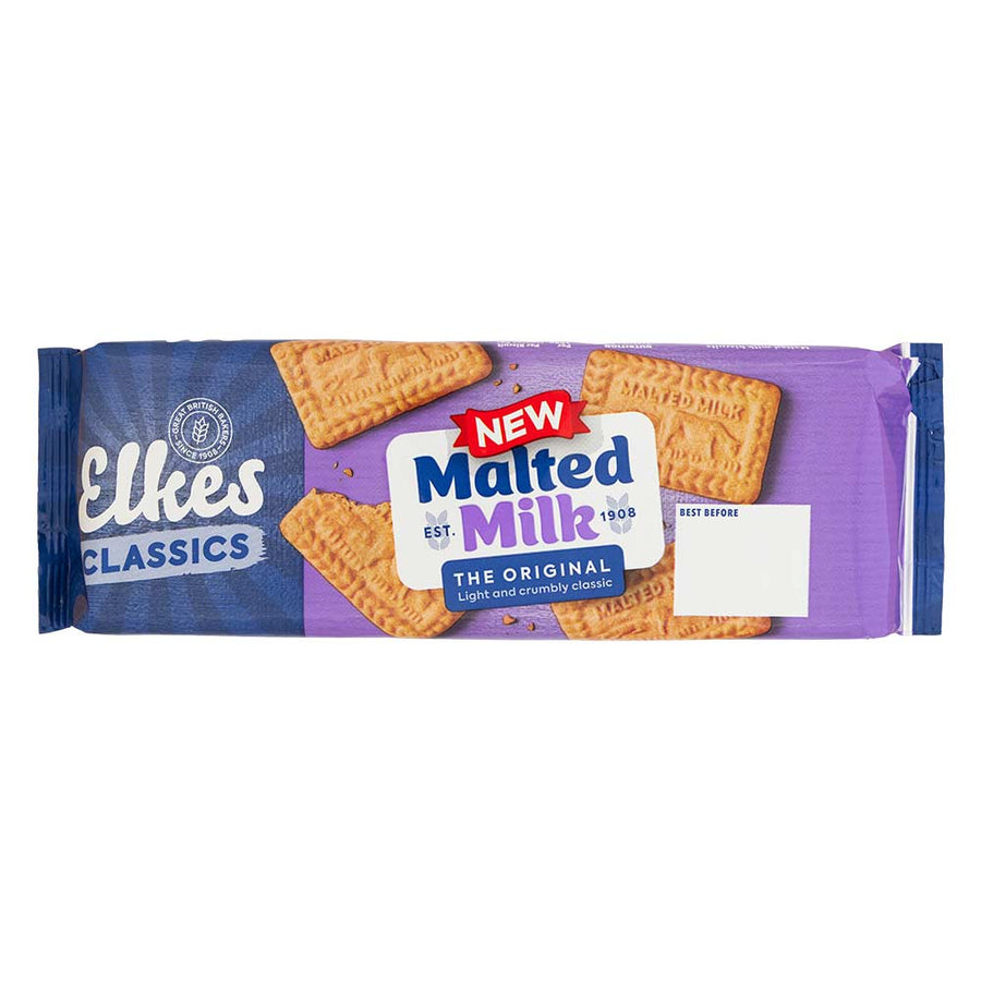 Elkes Classic Malted Milk Biscuits 200g | Poundstretcher