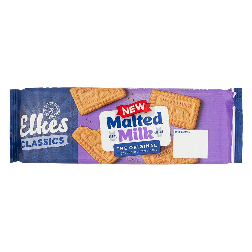 Elkes Classic Malted Milk Biscuits 200g