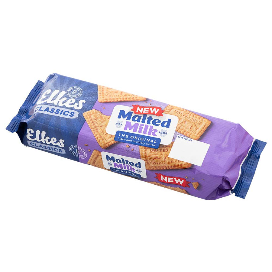 Elkes Classic Malted Milk Biscuits 200g | Poundstretcher
