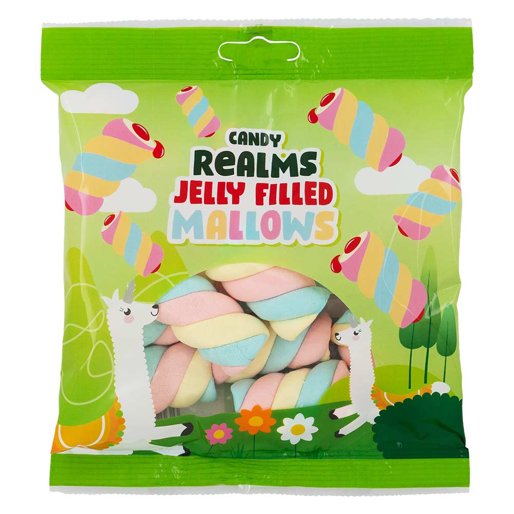 Candy Realms Jelly Filled Mallows 90g
