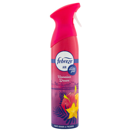 Febreze air freshener hawaiian dream spray on a white background
