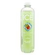 Sparkling ice kiwi strawberry flavoured sparkling water on a white background