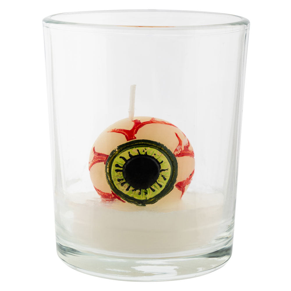 Halloween Eyeball Candle in Glass