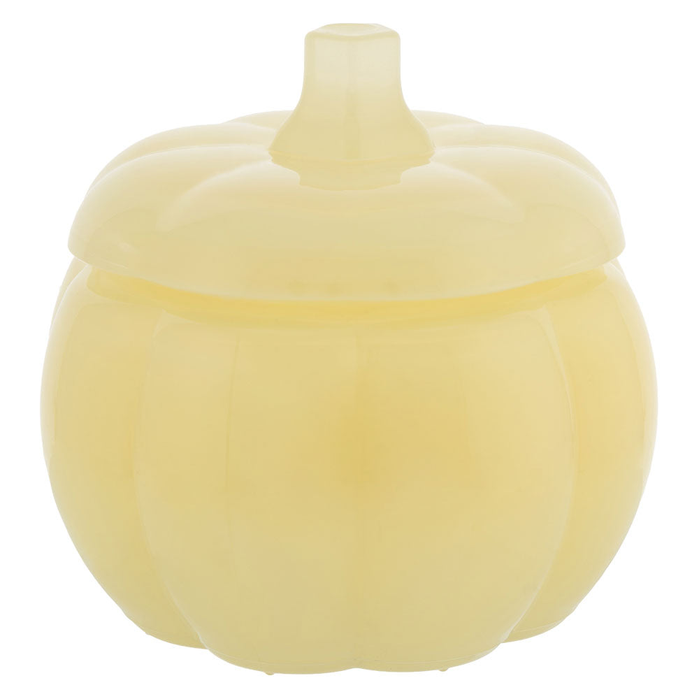 Cream Pumpkin Decorative Candle