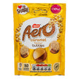 Aero bubbles caramel favour chocolate bag 92g on white background
