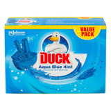 Duck Aqua Blue 4 in 1 Toilet Rim Block 2 Pack