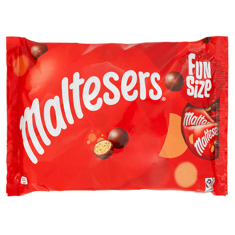 Maltesers fun size packet on white background