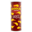 Saddles BBQ flavour crisps 100g on a white background