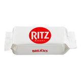 Ritz breaks on a white background