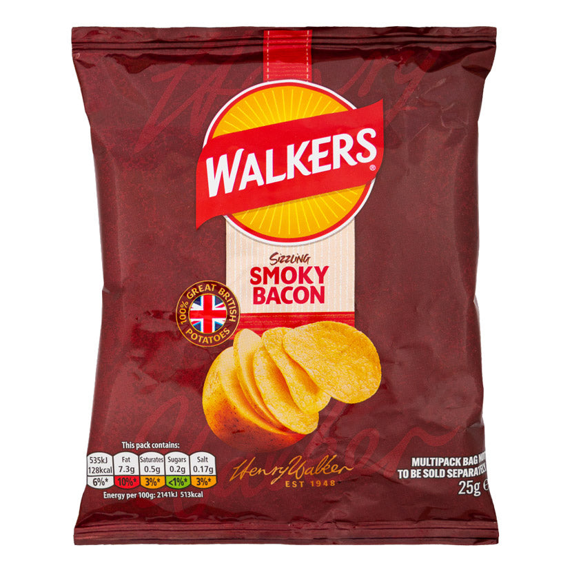 Walkers Crisps Meaty Variety 25g x 14 Pack