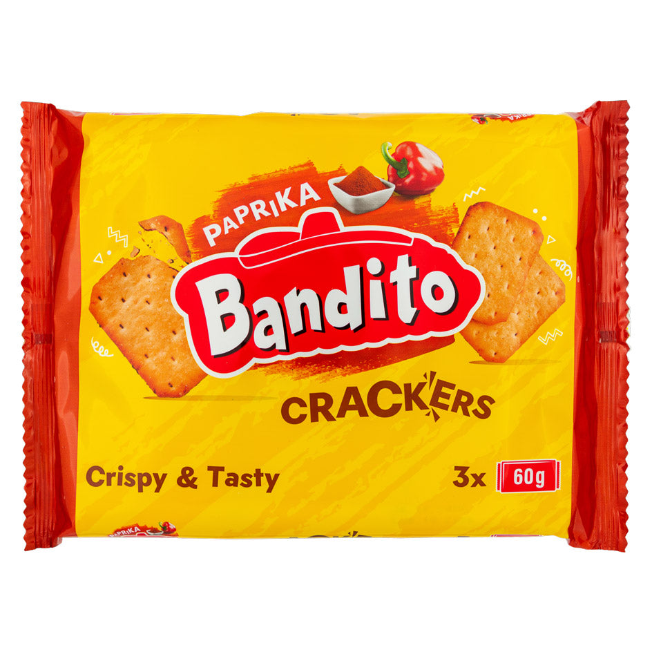 Bandito Paprika Crackers 3 x 60g