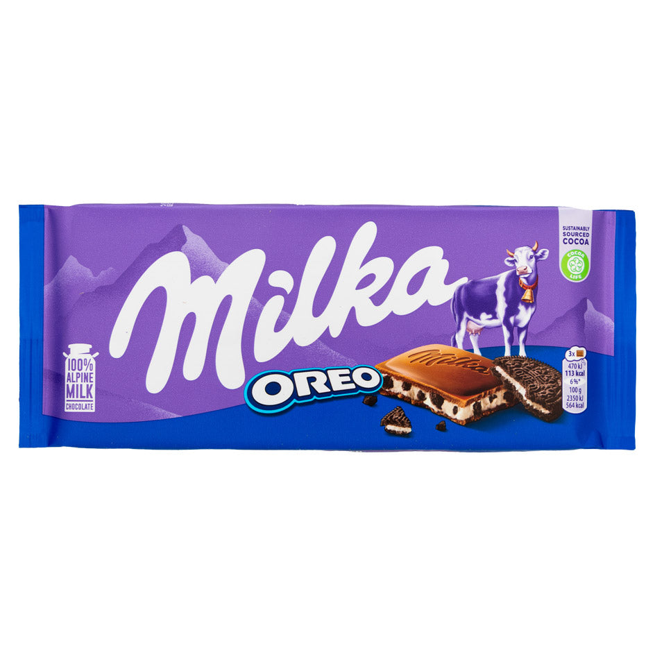Milka Oreo Chocolate Bar 100G
