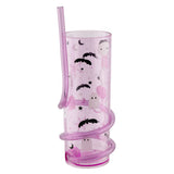 Halloween Spiral Straw Tumbler