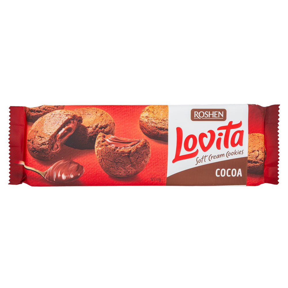 Lovita Cocoa Cream Cookies 127g