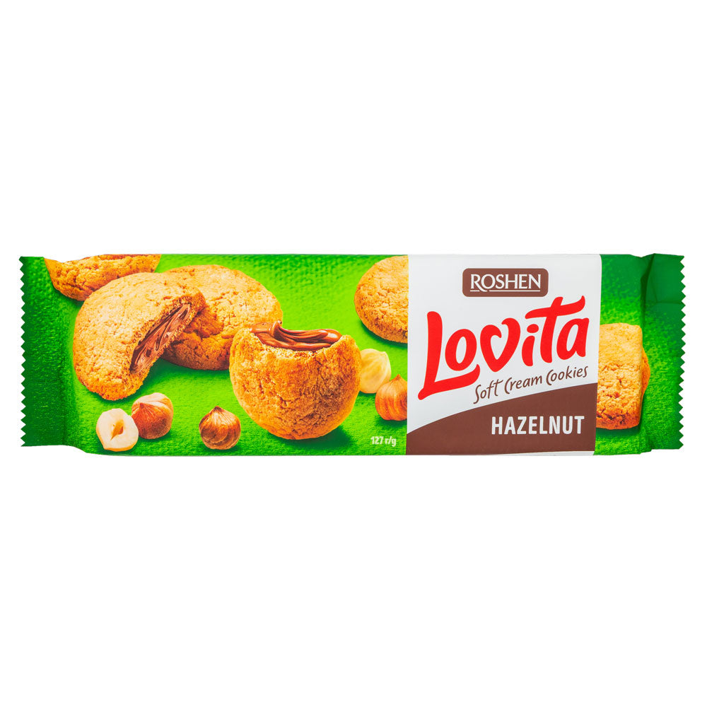 Lovita Hazelnut Cream Cookies 127g