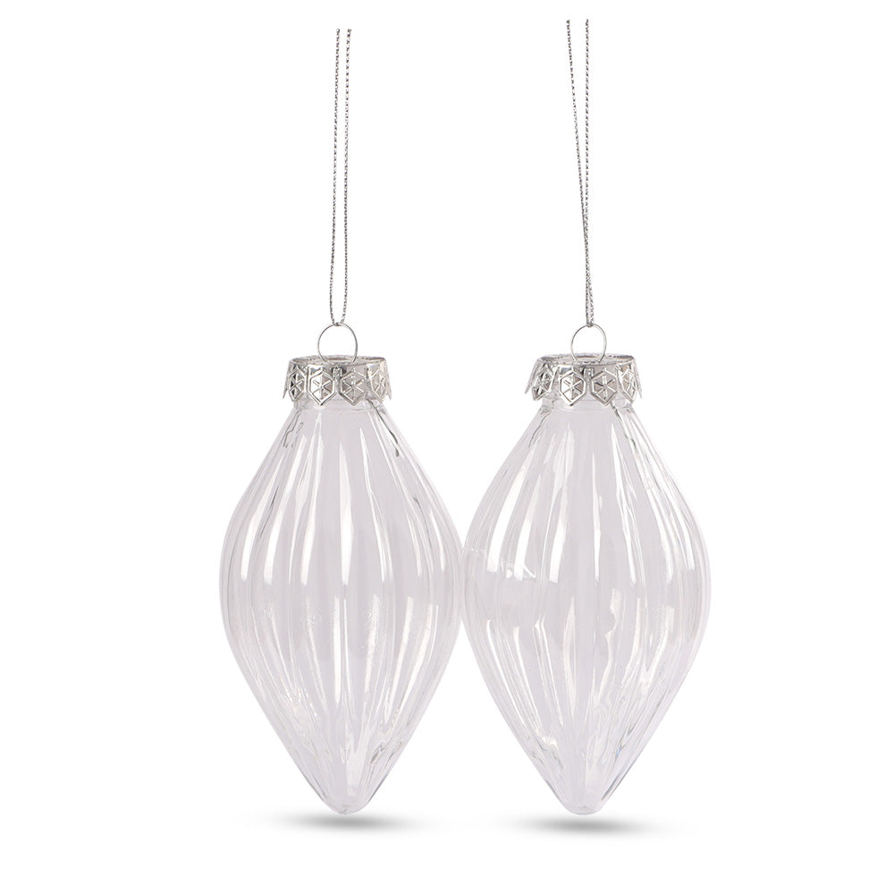 Fillable Christmas Baubles 2 Pack