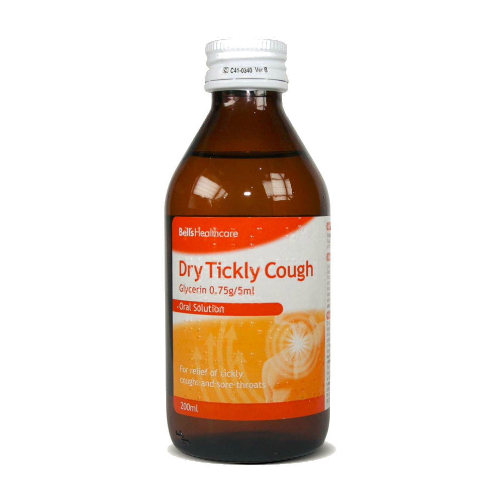 Bells Dry Tickly Cough Medicine 200Ml 262298
