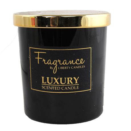 7Oz Jar Luxury Scented Candle - Black 326033-BLACK