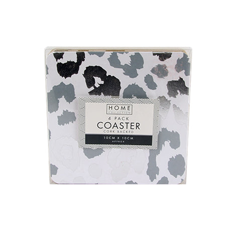 4 Pack Leopard Coasters 325841