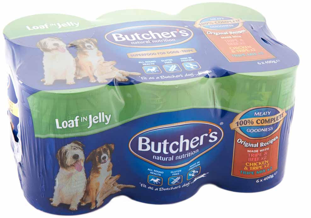Butcher'S In Jelly Cans 6Pk  271533-271534