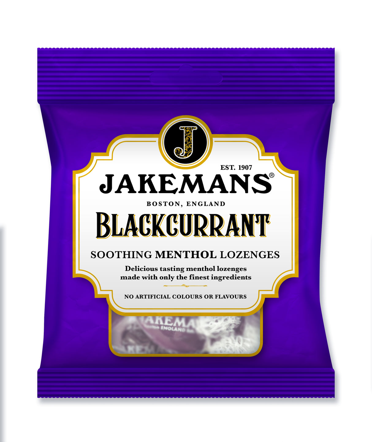 Jakemans Blackcurrant Lozenges 73Kg 299009-black