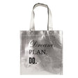 Silver Metallic Tote Bag 'Dreams' 314829-DREAMS