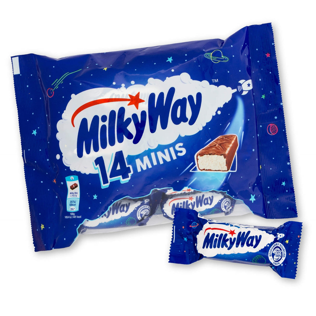 Milky Way Minis 14 Pack | Poundstretcher 511249