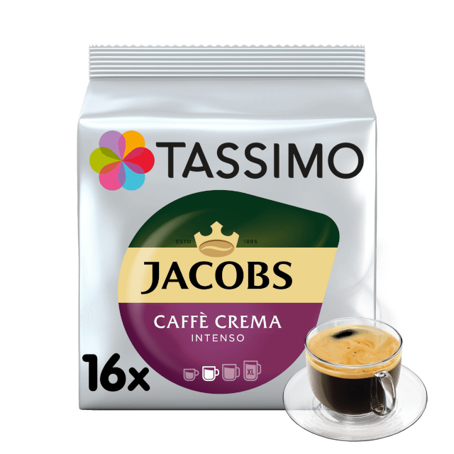 Tassimo Jacobs Caffe Crema Intenso Pods 132.8g (16 Pack)