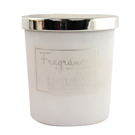 7Oz Jar Luxury Scented Candle - White 326033-WHITE