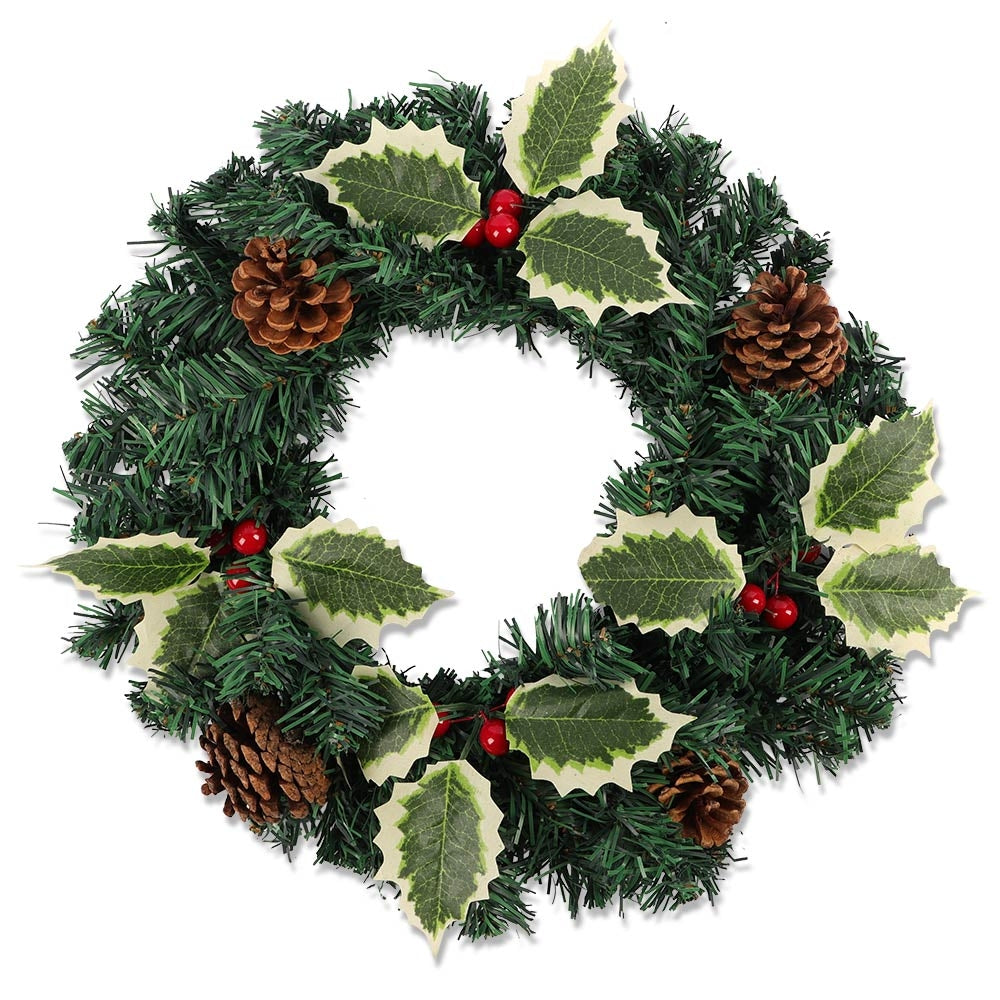 Holly Wreath 35Cm 339949