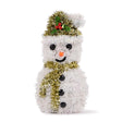 Mini Tinsel Snowman Decoration Gold 332284-GOLD