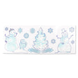 Long Glitter Snowman Stickers  332130-SNOWMAN