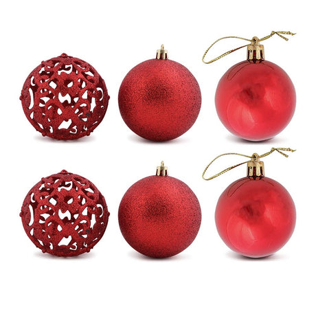 Red Bauble 6 Pack  331166