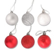 Red And Silver Baubles 35 Pack  339985