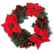Red Christmas Wreath 339916-RED