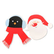Penguin And Santa Christmas Masks 333101-PENGUIN/SANTA