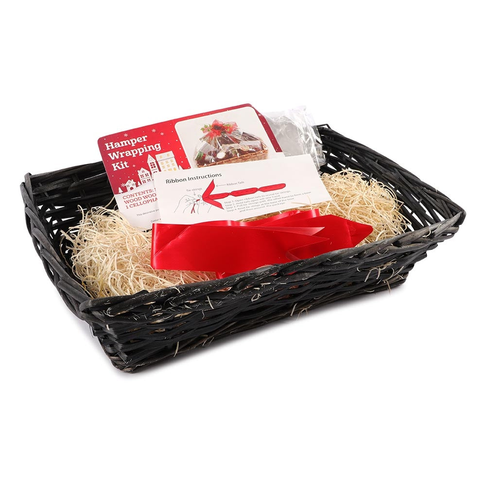 Make Your Own Hamper Kit (Dark Basket) | Poundstretcher  340149-DARK
