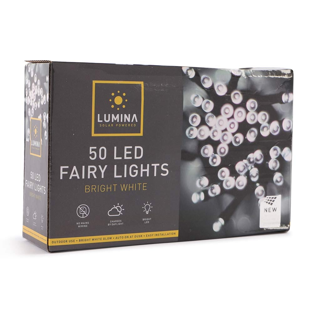 50 Bright White Led Fairy Lights 332809