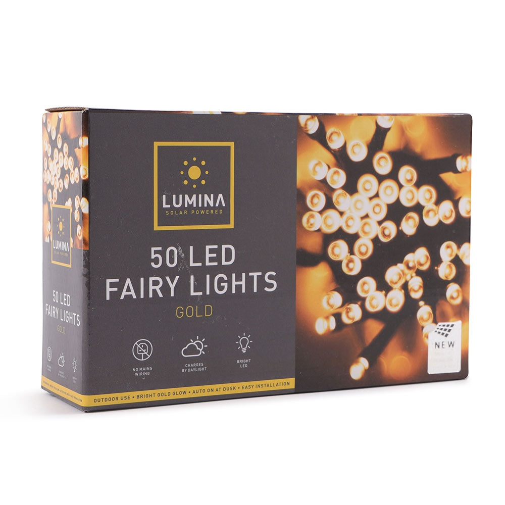 50 Gold Led Fairy Lights 332810