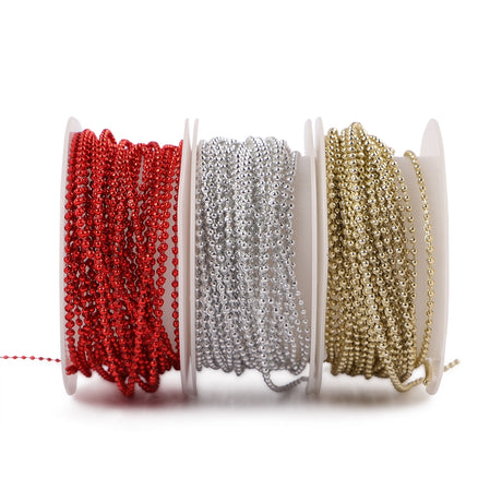 Metallic Beaded Cord 3Pk 331788