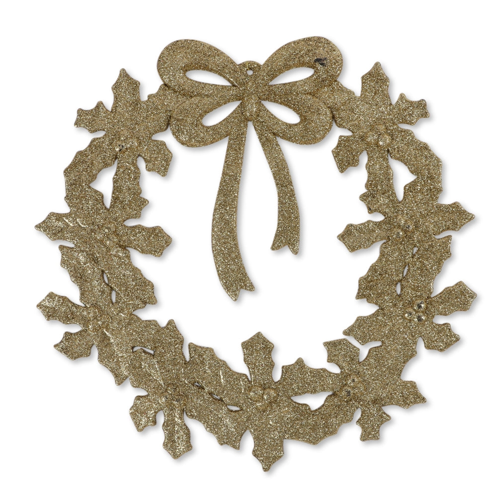 Gold Glitter Wreath 339921-GOLD