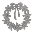 Silver Glitter Wreath 339921-SILVER