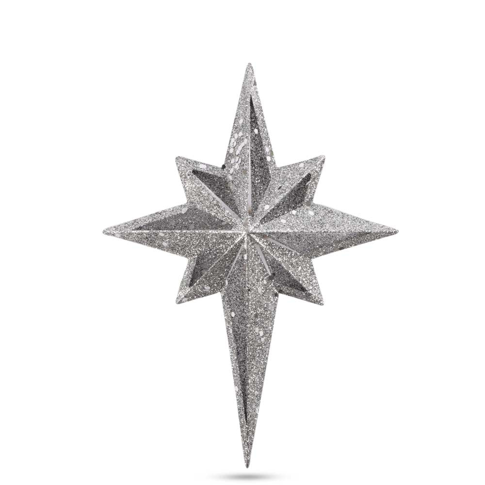 Silver Hanging Star | Poundstretcher  331889-SILVER 