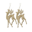 Gold Reindeers Hangers 2 Pack | Poundstretcher  339937-GOLD 