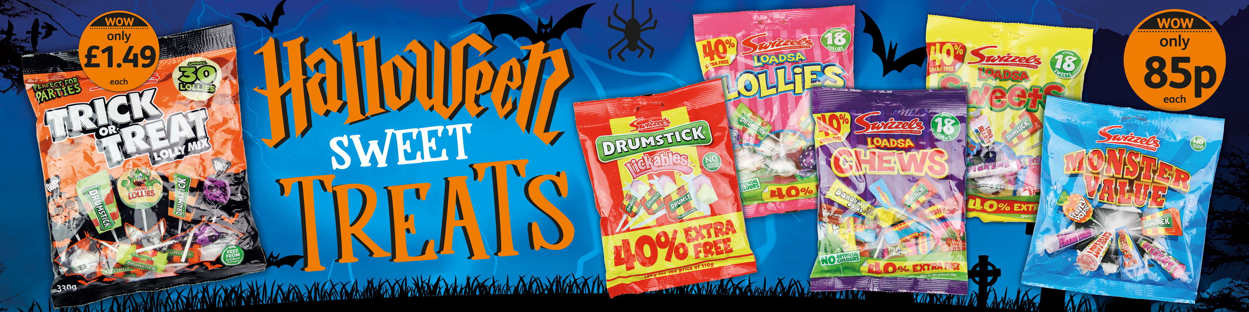 Halloween Sweets - Cheap Trick or Treat Ideas | Poundstretcher