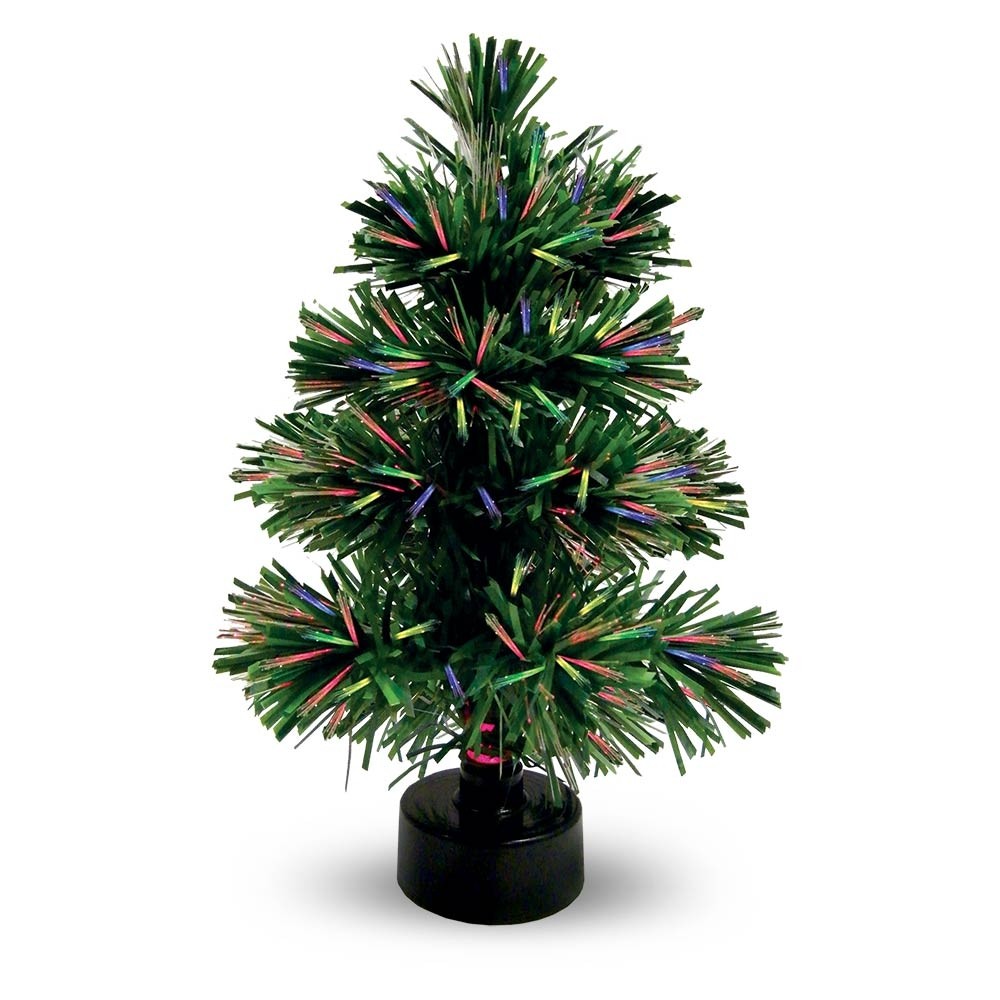 FIBRE OPTIC CHRISTMAS TREE - 30CM