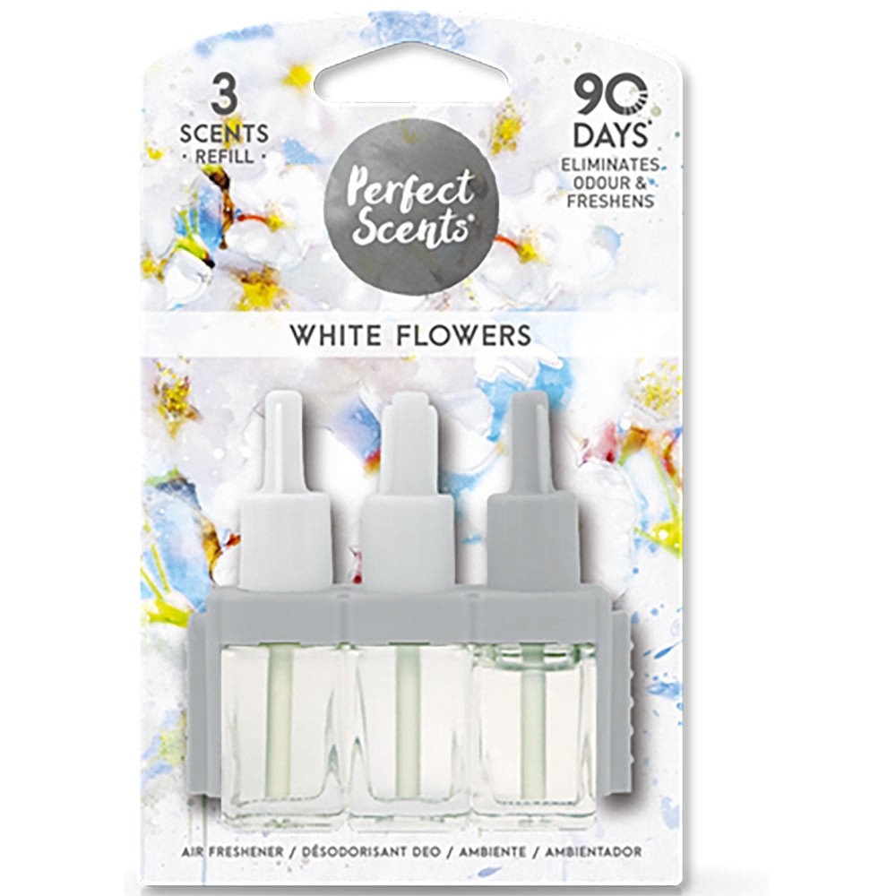 PERFECT SCENTS 3PK REFILLS - WHITE FLOWERS
