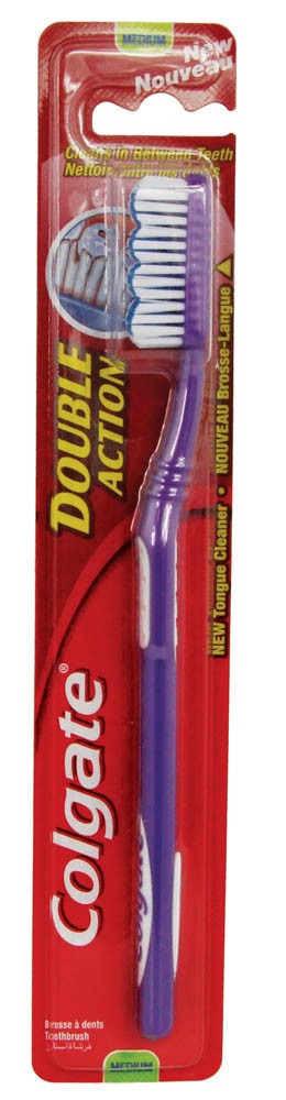 COLGATE TOOTHBRUSH DOUBLE ACTION 